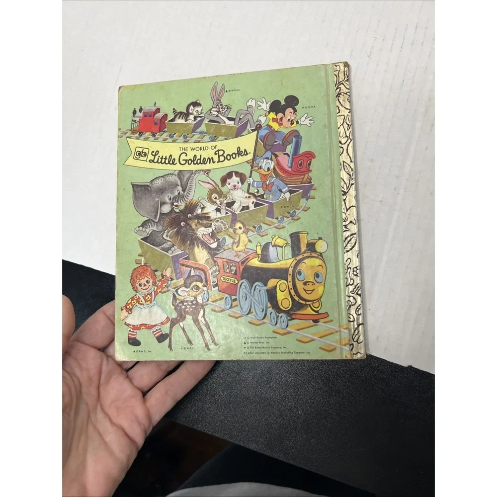 Rags 1974 Little Golden Book Patricia Scarry J.P. Miller Vintage Dog Children's